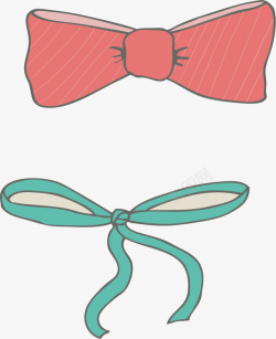 可爱蝴蝶结矢量图素材