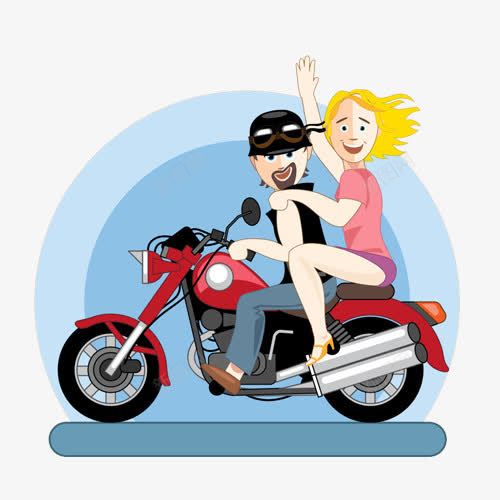 男女骑摩托png免抠素材_88icon https://88icon.com 兜风 摩托 男女 骑车