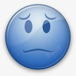scary可怕的情感blueticons表情图标图标