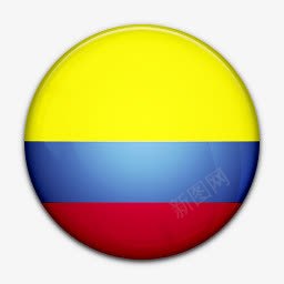 国旗的哥伦比亚worldflagicons图标图标