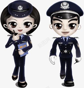 卡通人物交通警察png免抠素材_88icon https://88icon.com 交警 交通警察 交通警察卡通 卡通人物 消防警