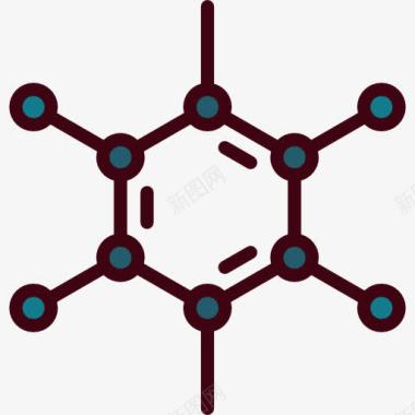 科学选择分子图标图标