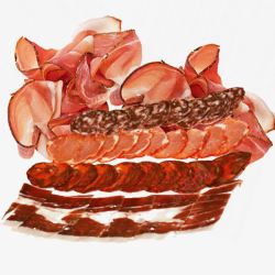 实物平刨生肉片素材