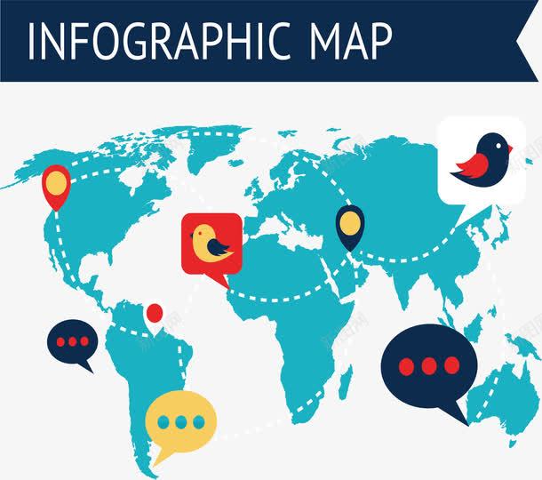 绿色世界地图png免抠素材_88icon https://88icon.com 世界地图 分布图 国际化 地图 矢量素材