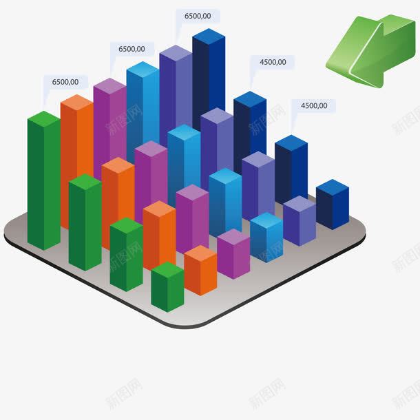 数据比例图png免抠素材_88icon https://88icon.com 商业信息图 数据模型 装饰图形