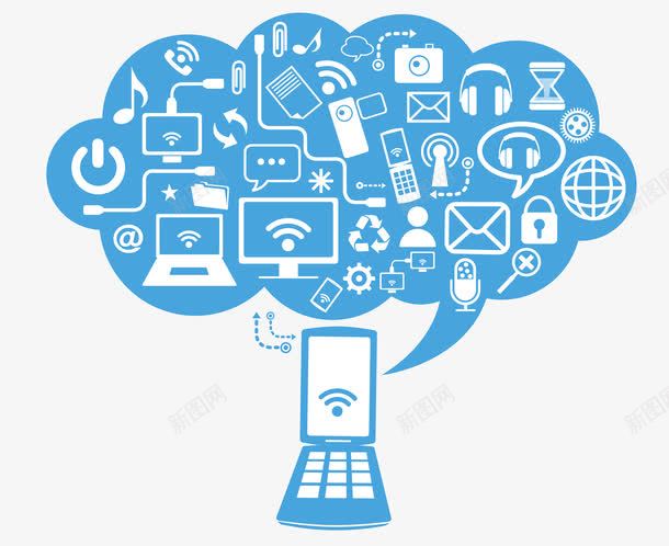 电子商务矢量图eps免抠素材_88icon https://88icon.com 商务信息 对话框 手机 电子商务 矢量图