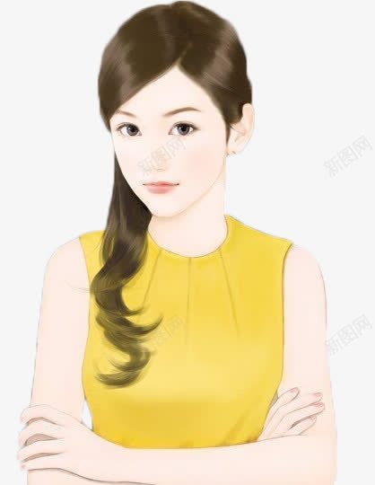 现代美女png免抠素材_88icon https://88icon.com 手绘美女 气质美女 水彩美女 美丽女孩