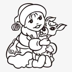 小女孩壁纸卡通人物高清图片