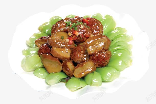 黑椒煎醇杏鲍菇png免抠素材_88icon https://88icon.com 美食 菜品 菜肴 食品 食物 餐饮 鲍菇