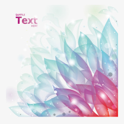 蓝色背景矢量图素材