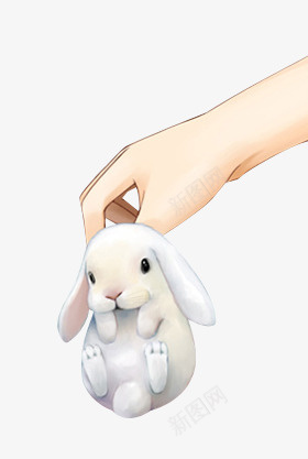 可爱兔子psd免抠素材_88icon https://88icon.com 兔子 卡通
