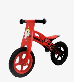 红色女幼儿自行车黑红炫酷实用两轮车高清图片