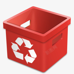 红色收纳盒红色空收纳盒高清图片