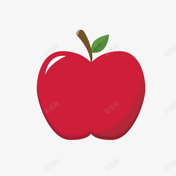 红色苹果矢量图eps免抠素材_88icon https://88icon.com 矢量素材 素材 红色矢量 红色素材 苹果矢量 苹果素材 矢量图