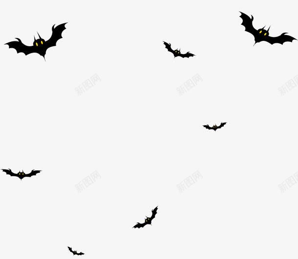 黑色卡通蝙蝠漂浮png免抠素材_88icon https://88icon.com 免抠PNG 卡通 漂浮素材 蝙蝠 黑色