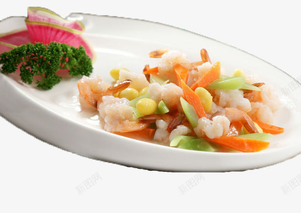 餐饮美食菜肴白果凤尾虾png免抠素材_88icon https://88icon.com 实物 美味 美食 菜肴