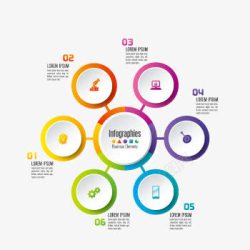 商务信息图表素材