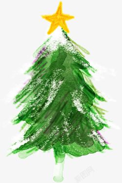 绿色圣诞创意树木素材