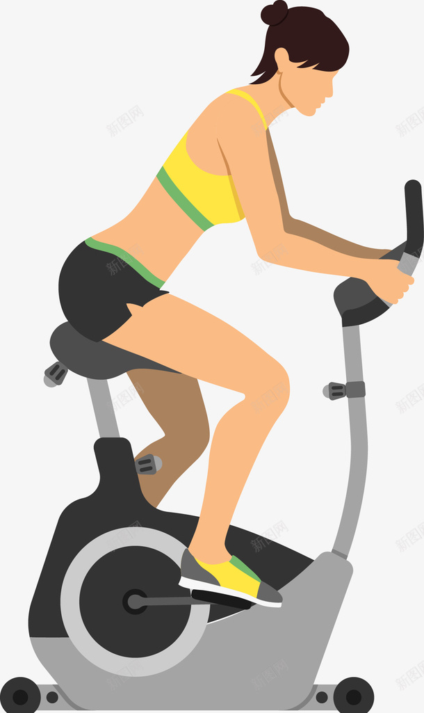 女子健身自行车矢量图ai免抠素材_88icon https://88icon.com 健身素材 女子 女子健身 矢量素材 素材 自行车矢量 矢量图