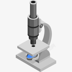 显微镜下图形卡通显微镜高清图片