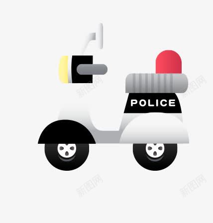 卡通巡警车png免抠素材_88icon https://88icon.com 卡通 巡警 工具 摩托 警察