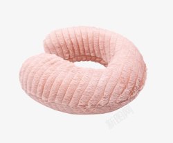 粉色可爱u型枕素材