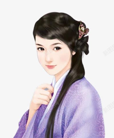 紫衣古装美女png免抠素材_88icon https://88icon.com 古装 美女