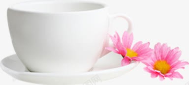 白色咖啡杯粉色花朵png免抠素材_88icon https://88icon.com 咖啡 白色 粉色 花朵