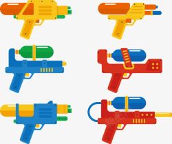 玩具水枪插图素材