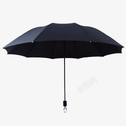 深蓝色雨伞一把深蓝色色雨伞高清图片