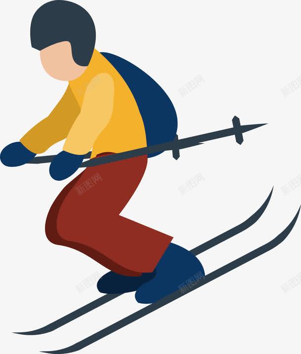 冬季运动滑雪的人png免抠素材_88icon https://88icon.com 冬季滑雪 冬季运动 小人 滑雪 滑雪的人 矢量png