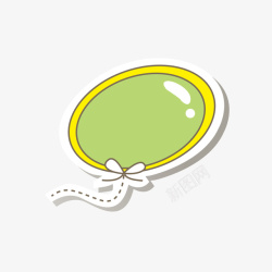 卡通对话框矢量图素材