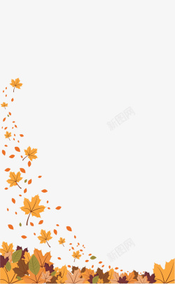 秋天梧桐叶背景秋天梧桐叶飘落堆积的背景图高清图片