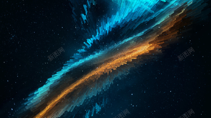 科技银河的感觉背景
