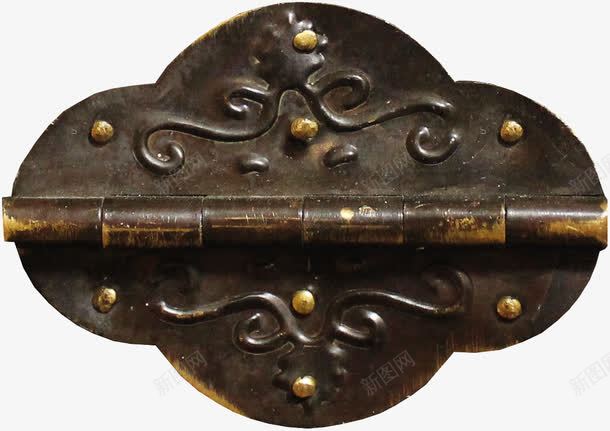 棕色花纹金属门扣png免抠素材_88icon https://88icon.com 棕色门扣 花纹门扣 金属门扣 门扣