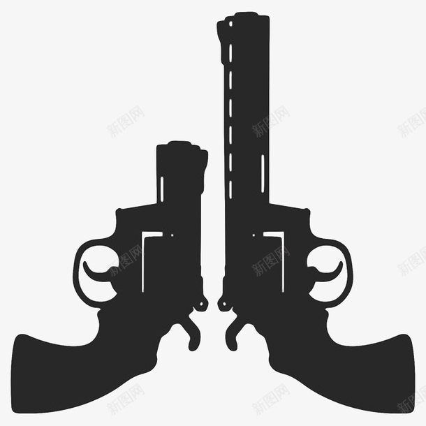 黑色危险武器手枪卡通png免抠素材_88icon https://88icon.com 免扣 免费下载 危险品 手抢 枪 毒品 走私品 违禁品