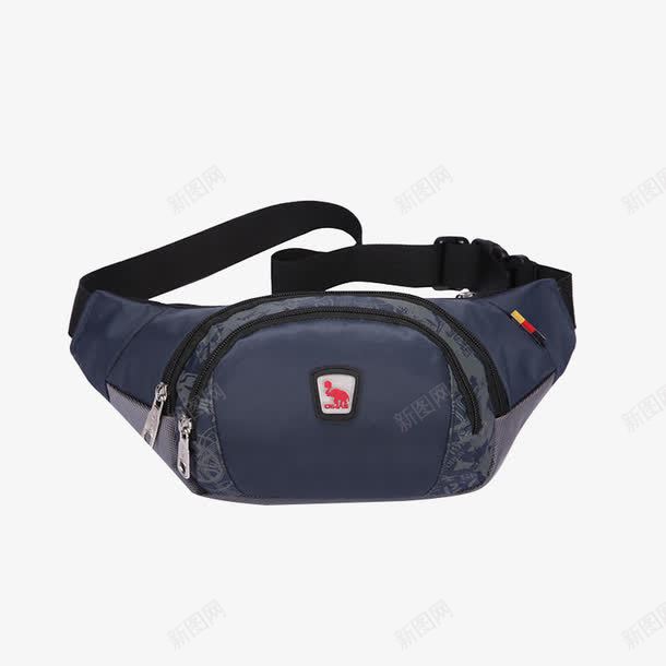 蓝色的腰包png免抠素材_88icon https://88icon.com PNG素材 产品实物 旅游包 腰包 蓝色