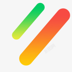 渐变的形状素材