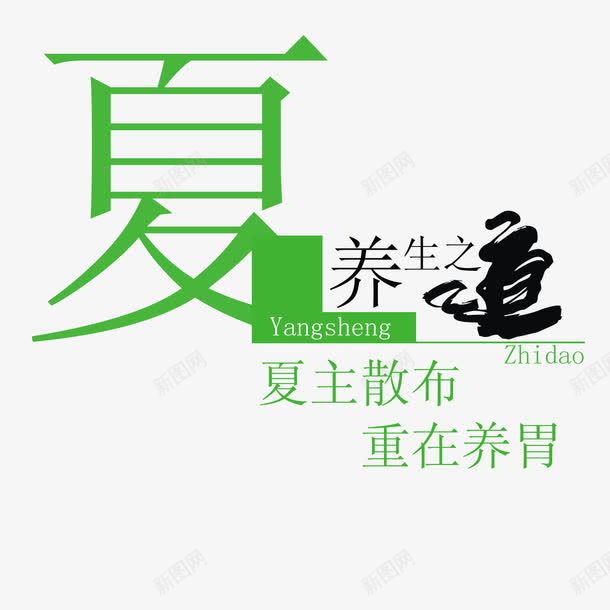 夏养生之道png免抠素材_88icon https://88icon.com 养生 夏主散热 夏养生之道 艺术字 重在养胃