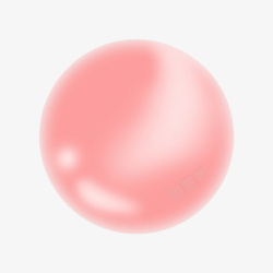 粉粉色卡通气泡素材