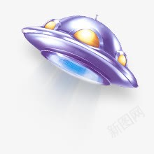 卡通外星人发光影碟png免抠素材_88icon https://88icon.com 卡通 发光 外星人 影碟