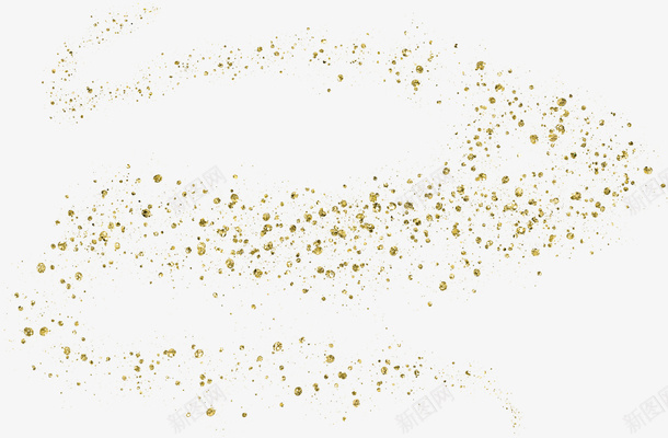 金砂分散的png免抠素材_88icon https://88icon.com 海报素材 红砂 聚拢的金色 金沙 金砂