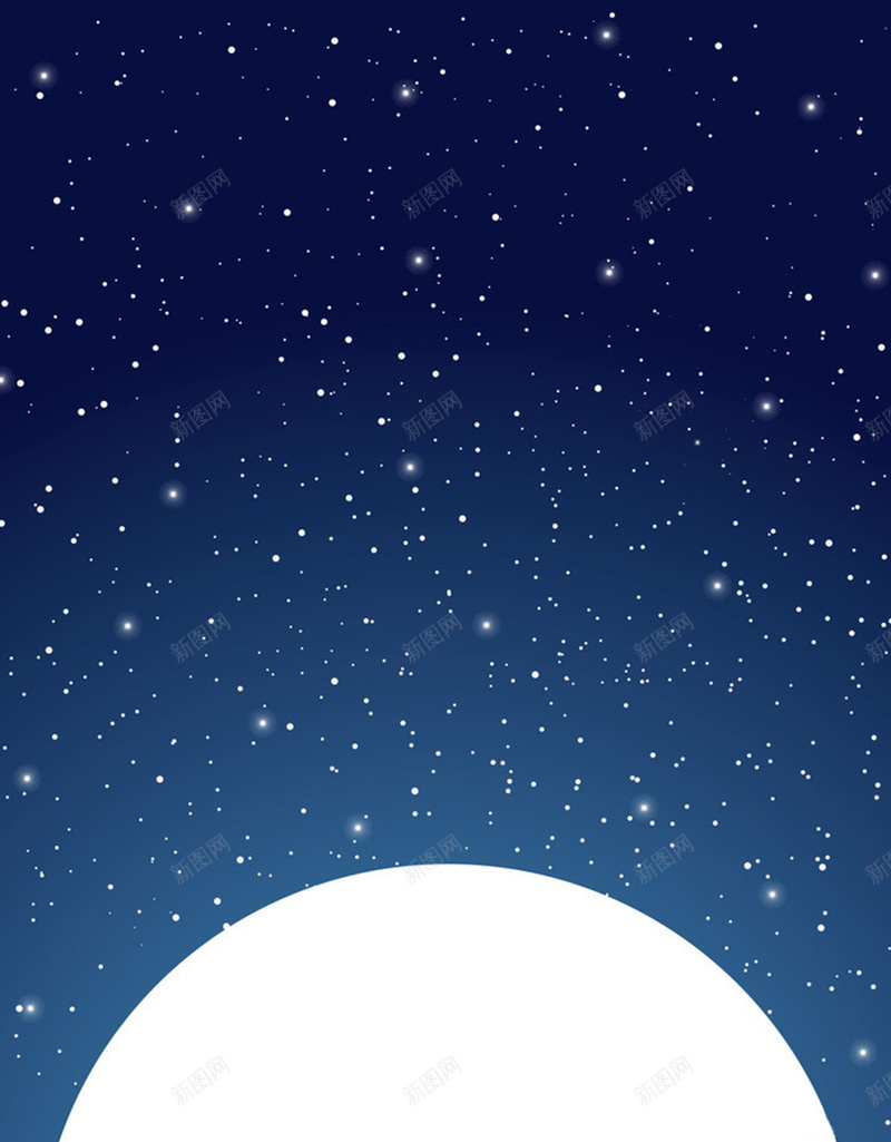 繁星夜空圆月蓝色天空jpg设计背景_88icon https://88icon.com 圆月 夜空 天空 繁星 蓝色