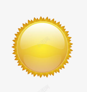 发光礼盒大太阳矢量图图标图标