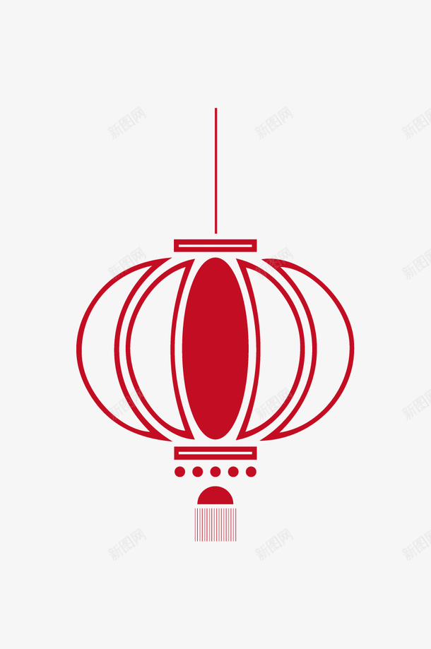 红色卡通灯笼装饰png免抠素材_88icon https://88icon.com 卡通 喜庆 灯笼 节日 装饰