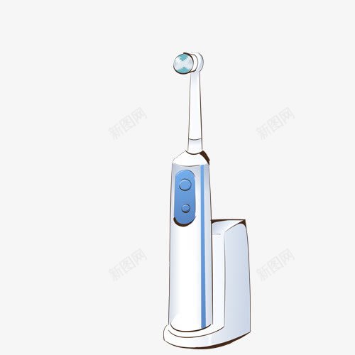 电动牙刷png免抠素材_88icon https://88icon.com 牙刷 牙刷元素 电动牙刷