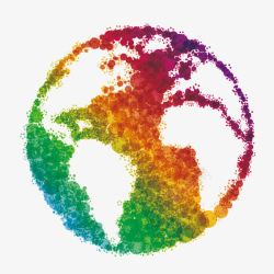 地球环保能源圆环彩色素材