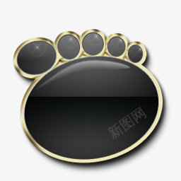 gomplayer金黑色和金色图标png免抠素材_88icon https://88icon.com Gold GomPlayer gomplayer 金