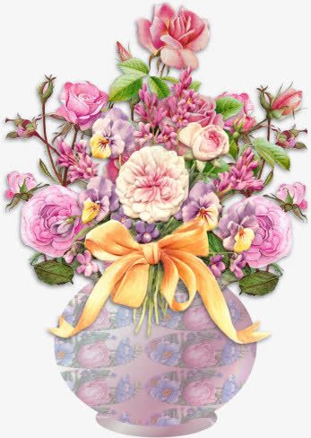 手绘复古风花朵植物png免抠素材_88icon https://88icon.com 复古 植物 花朵