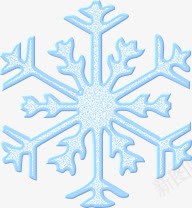 雪花蓝色装饰png免抠素材_88icon https://88icon.com 蓝色 雪 雪花